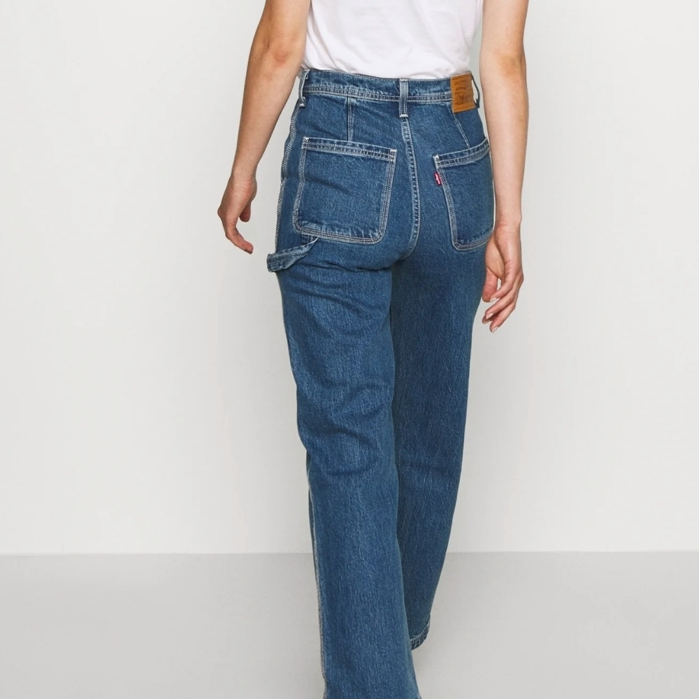 Levi's Ribcage Straight Jeans Wide Leg - Picture 1 of 11